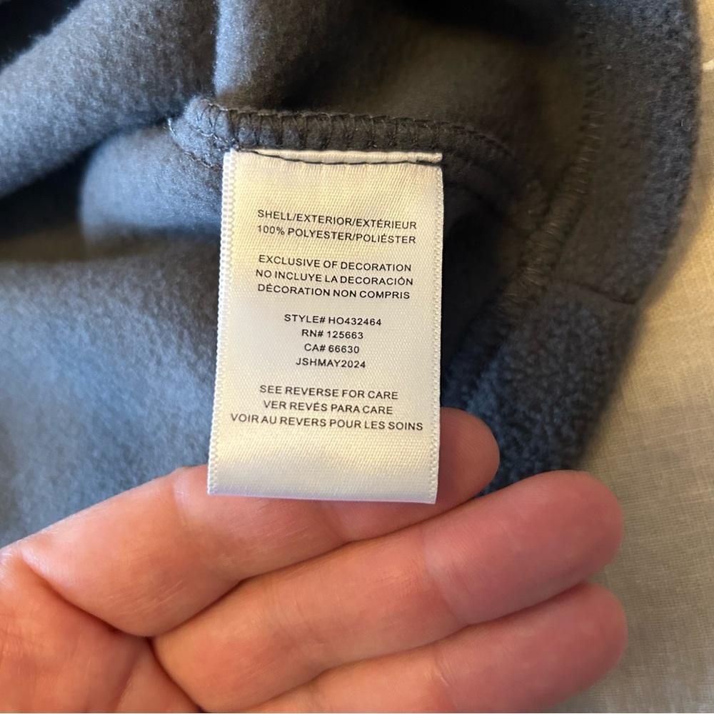 Horizon by Bass Creek Outfitters NWT Men's Gray Fleece snap Shacket size Medium - Picture 9 of 10